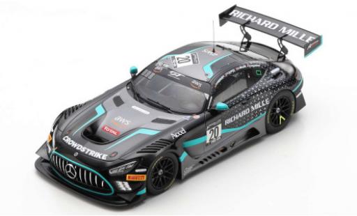 Diecast model cars Mercedes AMG GT GT3 3 No.20 SPS Automotive Performance 24h Spa 2020 G.Kurtz/V.Pierburg/D.Baumann/C.Braun 1/18 Spark