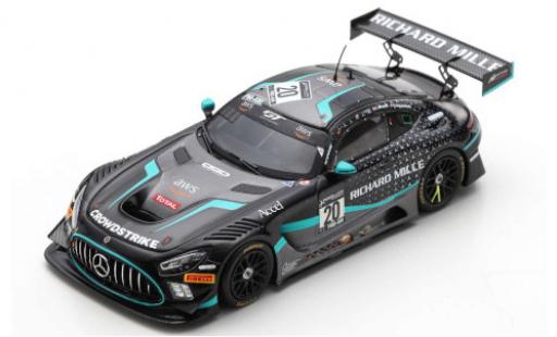 Diecast model cars Mercedes AMG GT GT3 3 No.20 SPS Automotive Performance Richard Mille 24h Spa 2020 G.Kurtz/V.Pierburg/D.Baumann/C.Braun 1/43 Spark