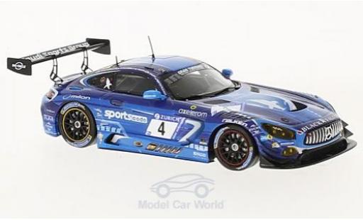 Diecast model cars Mercedes AMG GT GT3 3 No.4 Black Falcon 24h N&Atilde;&frac14;rburgring 2017 H.Haupt/A.Al Faisal/L.Stolz/D.Juncadella 1/43 Spark