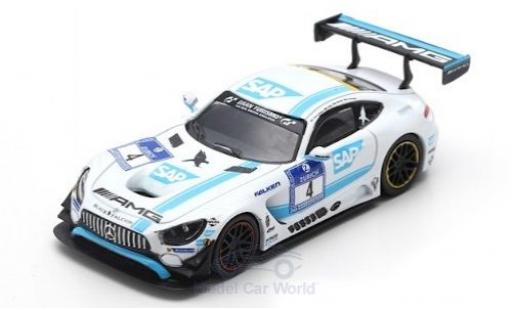 Diecast model cars Mercedes AMG GT GT3 3 No.4 -AMG Team Black Falcon 24h N&Atilde;&frac14;rburgring 2016 B.Schneider/M.Engel/A.Christodolou/M.Metzger 1/64 Spark
