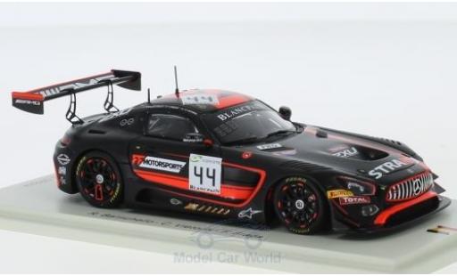 Diecast model cars Mercedes AMG GT GT3 3 No.44 Strakka Racing 24h Spa 2018 R.Barrico/C.Vietoris/F.Fraga 1/43 Spark