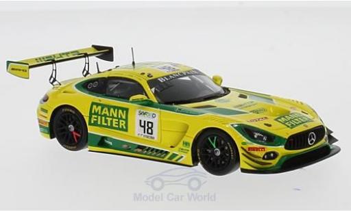 Diecast model cars Mercedes AMG GT GT3 3 No.48 Mann-Filter Team HTP Motorsport 24h Spa 2017 I.Dontje/P.Assenheimer/K.Heyer 1/43 Spark