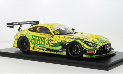 Diecast model cars Mercedes AMG GT GT3 3 No.48 -AMG Team Landgraf Fia GT World Cup Macau 2023 1/18 Spark