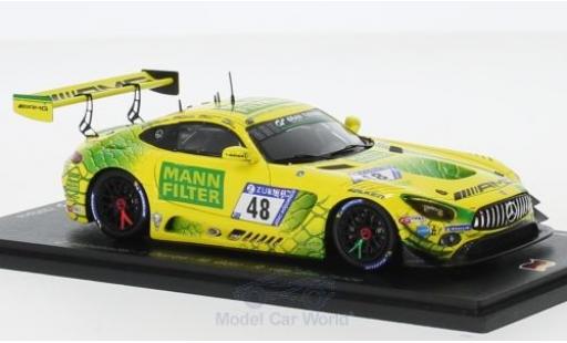 Diecast model cars Mercedes AMG GT GT3 3 No.48 -AMG Team Mann Filter 24h N&Atilde;&frac14;rburgring 2018 C.Hohenadel/I.Dontje/M.G&Atilde;&para;tz/R.van der Zande 1/43 Spark