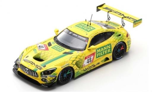 Diecast model cars Mercedes AMG GT GT3 3 No.48 -AMG Team MANN-Filter 24h N&Atilde;&frac14;rburgring 2019 C.Hohenadel/L.D.Arnold/R.Marciello/M.G&Atilde;&para;tz 1/43 Spark