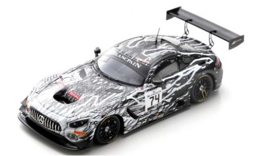 Diecast model cars Mercedes AMG GT GT3 3 No.74 Ram Racing 24h Spa 2019 R.Vos/D.Burke/C.Frankenhout/T.Onslow-Cole 1/43 Spark