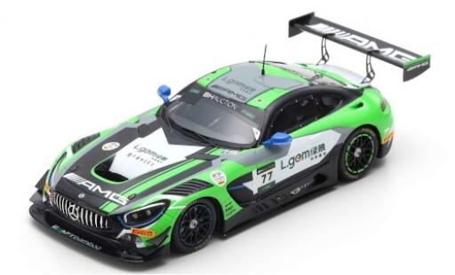 Diecast model cars Mercedes AMG GT GT3 3 No.77 -AMG Team CraftBamboo Racing 10H Suzuka 2019 M.G&Atilde;&para;tz/L.Stolz/Y.Buurman 1/43 Spark