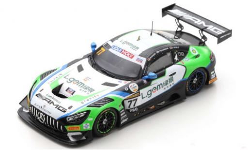 Diecast model cars Mercedes AMG GT GT3 3 No.77 -AMG Team CraftBamboo Racing 12h Bathurst 2020 M.Engel/L.Stolz/Y.Buurman 1/43 Spark