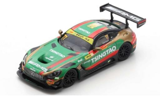Diecast model cars Mercedes AMG GT GT3 3 No.77 -AMG Team CraftBamboo Racing Fia GT World Cup Macau 2019 E.Mortara 1/64 Spark