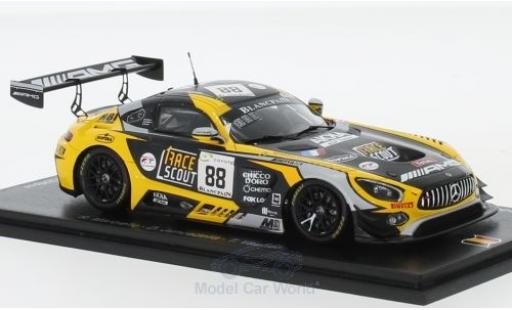 Diecast model cars Mercedes AMG GT GT3 3 No.88 AMG Team AKKa ASP 24h Spa 2018 R.Marciello/D.Juncadella/T.Vautier 1/43 Spark