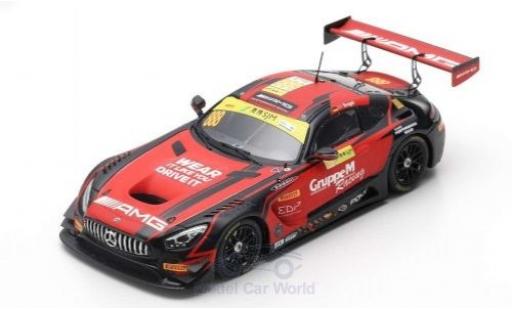 Diecast model cars Mercedes AMG GT GT3 3 No.888 -AMG Team GruppeM Racing Fia GT World Cup Macau 2018 M.Engel 1/18 Spark