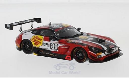 Diecast model cars Mercedes AMG GT GT3 3 No.89 AKKA ASP 24h Spa 2017 D.Perfetti/A.Fontana/L.Badey/N.Bastian 1/43 Spark