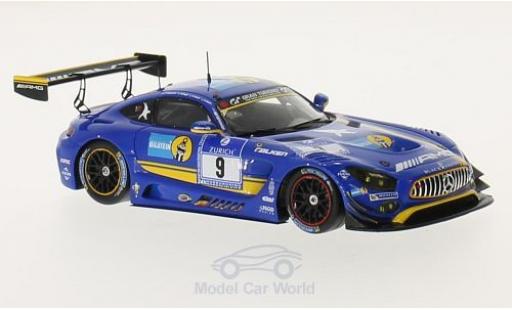Diecast model cars Mercedes AMG GT GT3 3 No.9 AMG-Team Black Falcon Bilstein 24h N&Atilde;&frac14;rburgring 2016 H.Haupt/Y.Buurman/M.Engel/D.M&Atilde;&frac14;ller 1/43 Spark