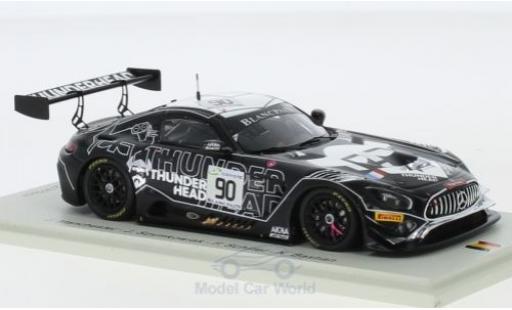 Diecast model cars Mercedes AMG GT GT3 3 No.90 AKKa ASP Team 24h Spa 2018 J.Manchester/J.Szymkowiak/F.Schiller/N.Bastian 1/43 Spark