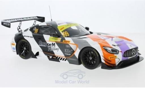 Diecast model cars Mercedes AMG GT GT3 3 No.999 AMG Team GruppeM Racing GT Cup Macau 2017 M.Engel 1/18 Spark