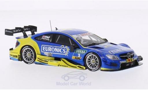 Diecast model cars Mercedes Classe C DTM C63 AMG No.2 Euronics G.Paffett 1/43 Spark