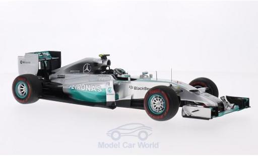 Diecast model cars Mercedes F 2014 W05 Hybrid No.6 AMG formula 1 Team Petronas formula 1 GP Monaco N.Rosberg 1/18 Spark