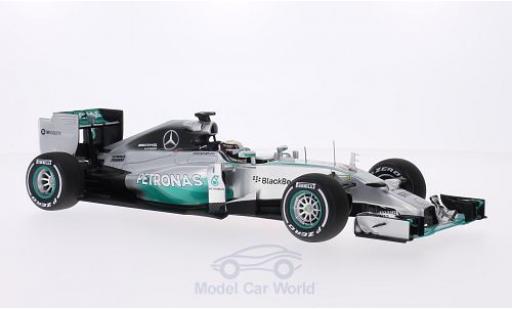 Diecast model cars Mercedes F1 2014 W05 No.44 Petronas formula 1 GP Gro&Atilde;�britannien inklusive Figur L.Hamilton without Vitrine 1/18 Spark