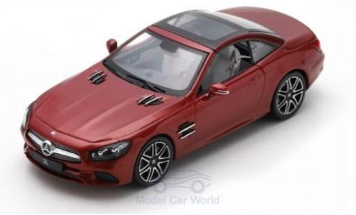 Diecast model cars Mercedes SL Base metallic red 2017 1/43 Spark