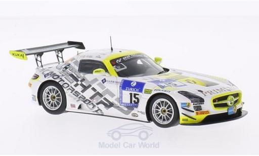 Diecast model cars Mercedes SLS GT3 AMG No.15 HTP Motorsport GmbH 24h N&Atilde;&frac14;rburgring 2014 H.Primat/M.G&Atilde;&para;tz/K.Heyer/R.Rehfeld 1/43 Spark