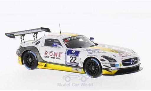 Diecast model cars Mercedes SLS GT3 AMG No.22 Rowe Racing 24h N&Atilde;&frac14;rburgring 2014 M.Zehe/C.Hohenadel/N.Bastian/M.Engel 1/43 Spark