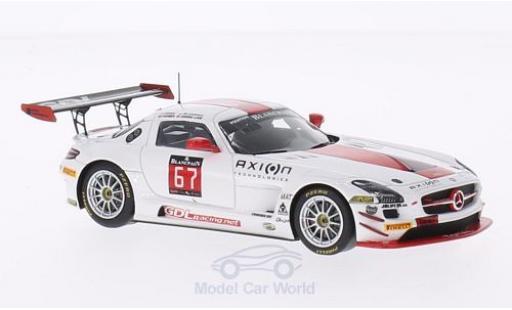 Diecast model cars Mercedes SLS GT3 AMG No.67 GDL Motorsport 24h Spa 2014 G.De Lorenzi/N.Farmer/K.Liam Lim/J.C.Perrin 1/43 Spark