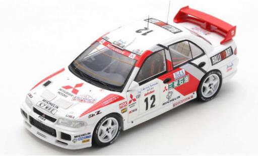Diecast model cars Mitsubishi Lancer Evolution III No.12 Rally WM Tour de Corse 1995 A.Aghini/S.Farnocchia 1/43 Spark