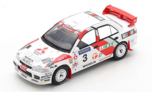Diecast model cars Mitsubishi Lancer Evolution III No.3 Rally Hong Kong - Peking 1996 R.Burns/R.Reid 1/43 Spark