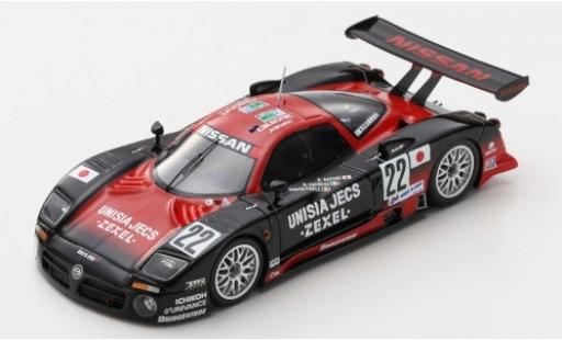Diecast model cars Nissan R390 Le Mans GT1 RHD No.22 Motorsport Unisia Jecs 24h 1997 A.Suzuki/R.Patrese/E.van de Poele 1/43 Spark