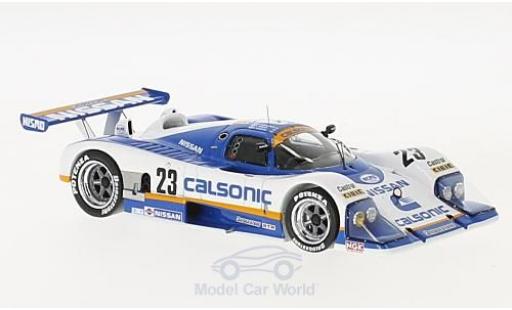 Diecast model cars Nissan R88 Le Mans C No.23 Calsonic 24h 1988 K.Hoshino/T.Wada/T.Suzuki 1/43 Spark