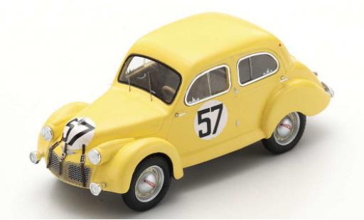 Diecast model cars Panhard Dyna X84 No.57 Team Louis Eggen 24h Le Mans 1950 L.Eggen/P.Escale 1/43 Spark