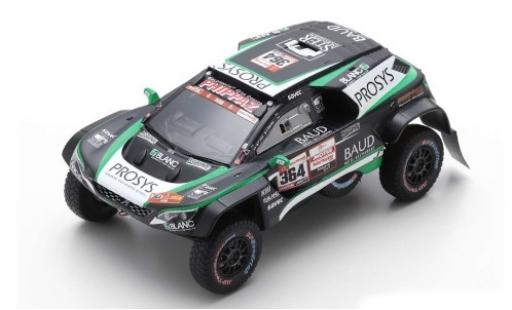Diecast model cars Peugeot 3008 DKR Maxi No.364 Easy Rally Rally Dakar 2019 P.Lafay/S.Delaunay 1/43 Spark