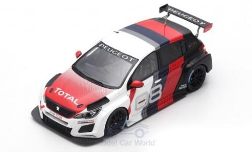 Diecast model cars Peugeot 308 TCR International Series 2018 Pr&Atilde;&curren;sentationsfahrzeug 1/43 Spark