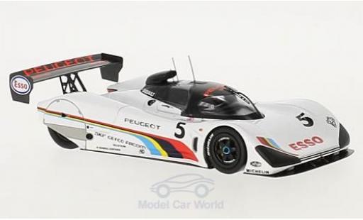 Diecast model cars Peugeot 905 1991 No.5 24h Le Mans M.Baldi/P.Alliot/J-P.Jabouille 1/43 Spark