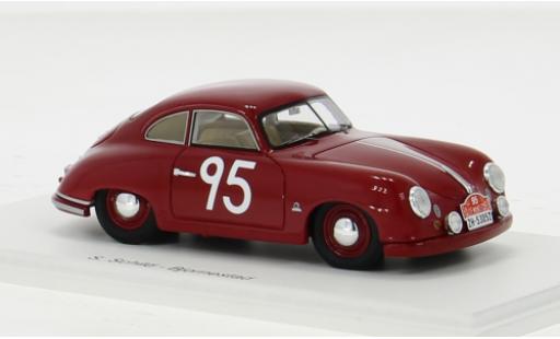 Diecast model cars Porsche 356 Base 1100 No.95 Rally Monte Carlo 1954 1/43 Spark