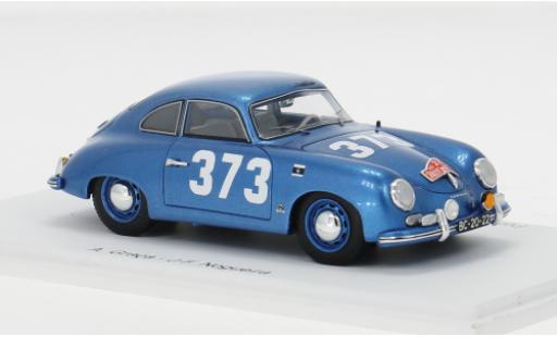 Diecast model cars Porsche 356 1955 1500 Rally Monte Carlo #373 1/43 Spark