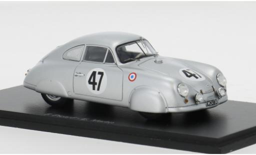 Diecast model cars Porsche 356 1952 24h Le Mans #47 1/43 Spark
