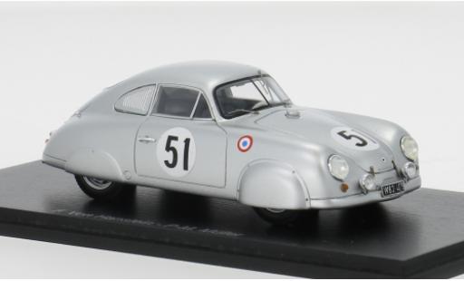 Diecast model cars Porsche 356 1952 24h Le Mans #51 1/43 Spark