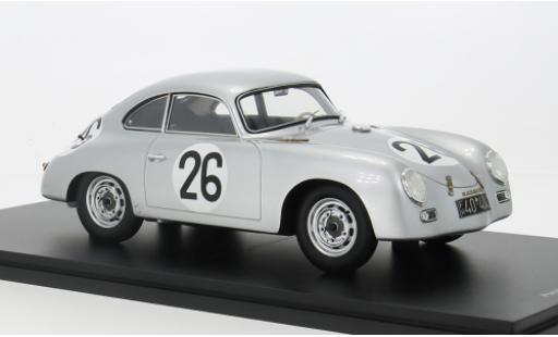 Diecast model cars Porsche 356 Base No.26 24h Le Mans 1956 1/18 Spark