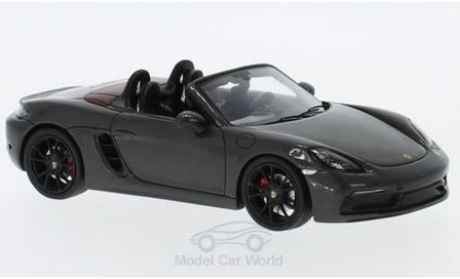 Diecast model cars Porsche 718 GTS grey 2018 1/43 Spark
