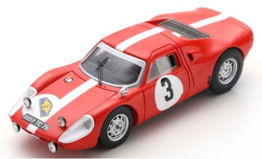 Diecast model cars Porsche 904 1966 GTS No.3 Rally des Routes du Nord F.Dumousseau/M.Roques 1/43 Spark