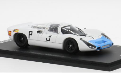 Diecast model cars Porsche 907 Base 1000km N&Atilde;&frac14;rburgring 1968 #3 1/43 Spark