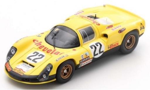 Diecast model cars Porsche 910 Base No.22 24h Le Mans 1973 R.Touroul/J.P.Rouget 1/43 Spark