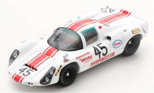 Diecast model cars Porsche 910 Base No.45 24h Le Mans 1968 J.-P.Hanrioud/A.Wicky 1/43 Spark