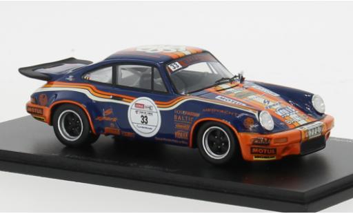 Diecast model cars Porsche 911 RS 3.0 Tour de Corse Historique 2024 #33 1/43 Spark