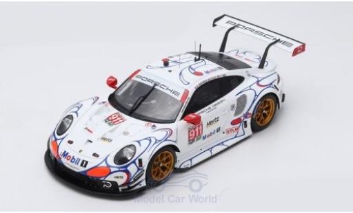 Diecast model cars Porsche 911 RSR (991.2) No.911 GT Team Petit Le Mans 2018 P.Pilet/N.Tandy/F.Makowiecki 1/18 Spark