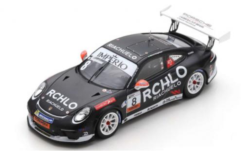 Diecast model cars Porsche 911 GT3 Cup No.8 Carrera Brasilien 2018 W.Neugebauer 1/43 Spark