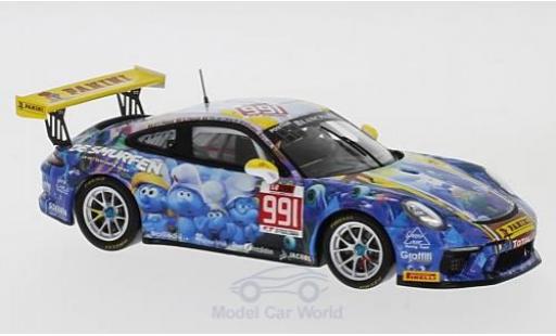 Diecast model cars Porsche 911 GT3 Cup No. SpeedLover 24h Spa 2017 P.Y.Paque/G.Paisse/T.de Latre du Bosqueau/L.-P.Soenen 1/43 Spark