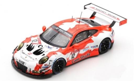 Diecast model cars Porsche 911 GT3 R (991) No.12 Manthey-Racing 24h N&Atilde;&frac14;rburgring 2019 O.Klohs/L.Kern/D.Olsen/M.Cairoli 1/43 Spark
