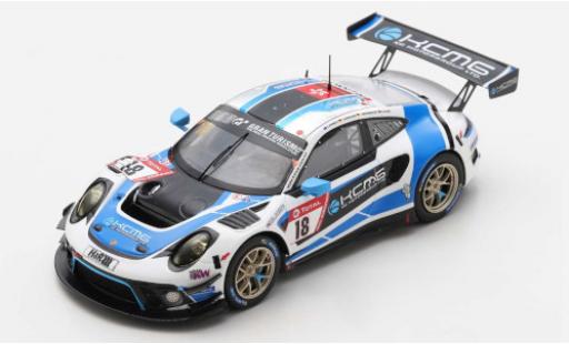 Diecast model cars Porsche 911 GT3 R (991) No.18 KCMG 24h N&Atilde;&frac14;rburgring 2020 E.Bamber/T.Bernhard/J.Bergmeister/D.Olsen 1/43 Spark